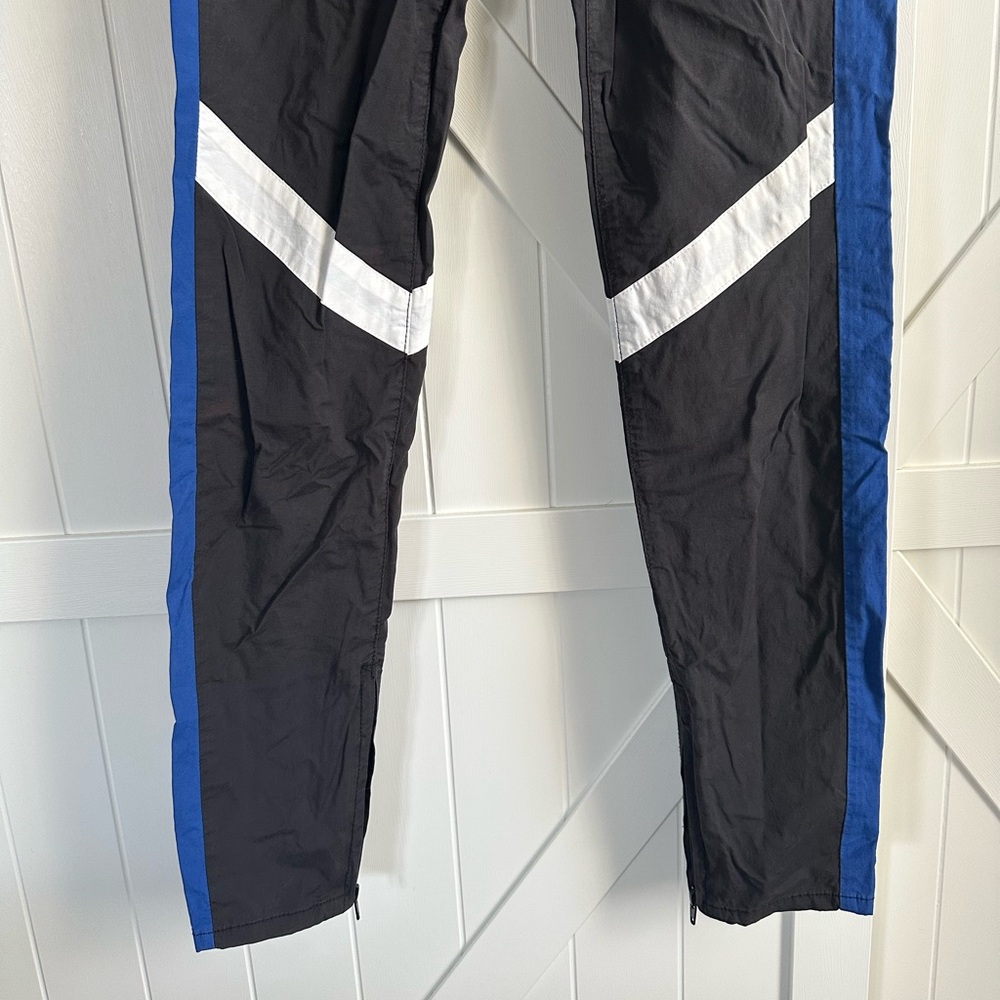 PacSun Men’s Black Blue Track Pants Size Small Athletic Joggers Streetwear - Picture 3 of 6
